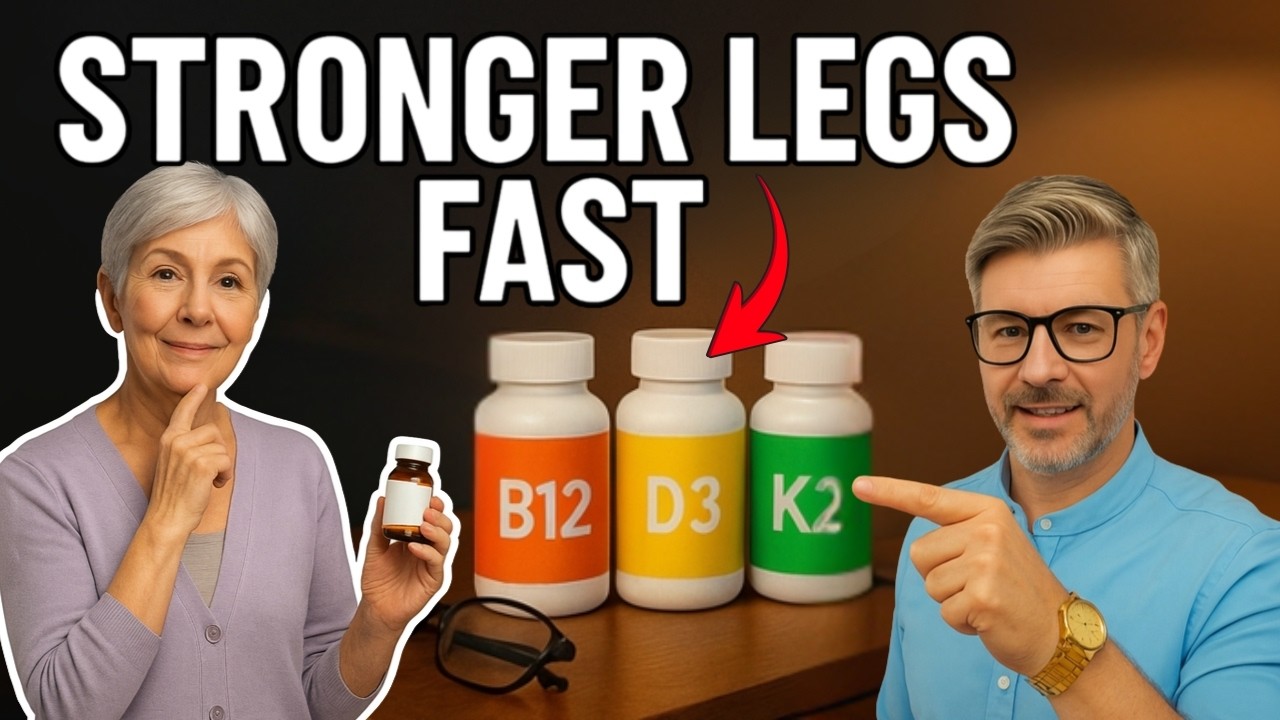 Top 3 Vitamins to Prevent Leg Weakness in Seniors | Senior Health