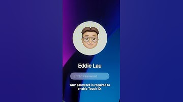 macOS Monterey Login with Animated Memoji