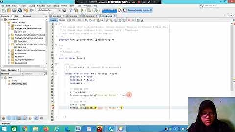 Operator Logika (Pemrograman Java) || Adeliya Yunita Putri X TKJ 1, SMKN 5 BATAM