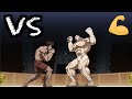 Kaoru Hanayama vs Saw Peing Yoroizuka DUBBED!! (My Spirit Animals in Both VS's!)- Baki vs Kengan HD!