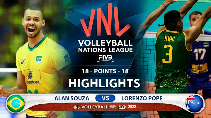 Alan Souza vs Lorenzo Pope | Brazil vs Australia |...