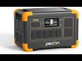 pecron Portable Power Station E1000LFP, 1024Wh LiFePO4 Battery Backup, 1800W AC/100W