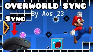 El nivel más sincronizado de Geometry dash OVERWORLD SYNC |RolexStarGD