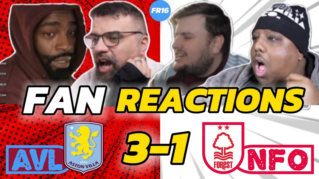 ASTON VILLA + RIVAL & HATERS REACTION TO ASTON VILLA VS NOTTINGHAM 3-1 | PREMIER LEAGUE