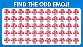 Find the ODD Emoji | Spot the Difference | Emoji Quiz | Easy, Medium, Hard | TriviaTrek