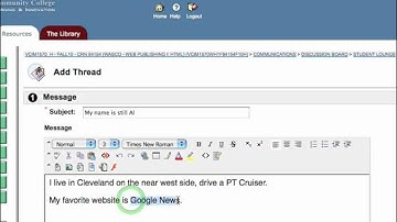 How to use the Blackboard Discussion Board