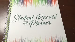 Not Consumed Student Record and Planner flip through