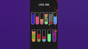 water sort | water sort puzzle| puzzle game | water sort puzzle game level 2160