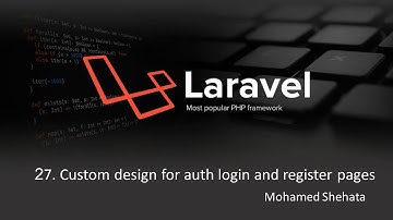 #27 Laravel 9 | Custom design for auth login and register pages