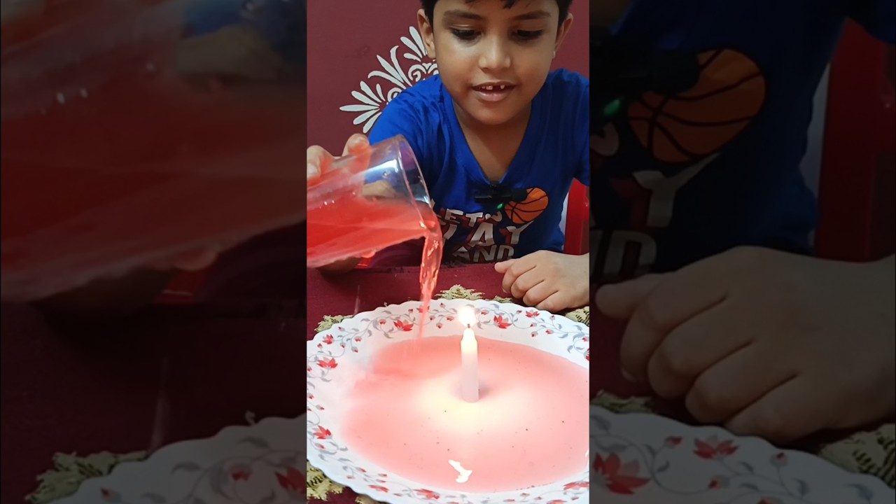 Easy Science at Home – Candle + Water! 