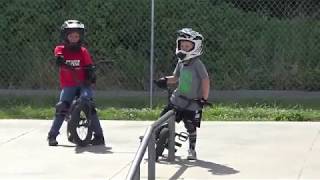 Game of BIKE between Mia and Logan at the Pottstown skatepark! screenshot 2