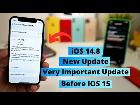 iOS 14.8 Stable version | Very important update before iOS 15 Stable