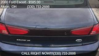 2000 Ford Escort Base 4dr Sedan for sale in Akron, OH 44312
