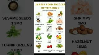 vitamin E sources#natural supplements of vitamin e#vitamine e ke sources