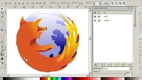 How To Redesign Logo Mozilla Firefox Using Inkscape