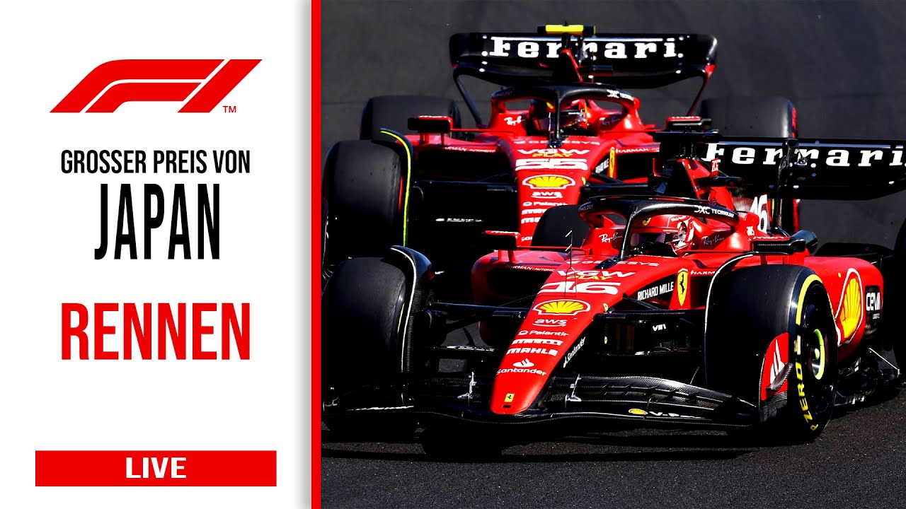 Großer Preis von Japan Rennen Formel 1 Live Watchparty