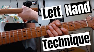 Guitar Lesson - Left Hand Position & Technique (Fundamentals)