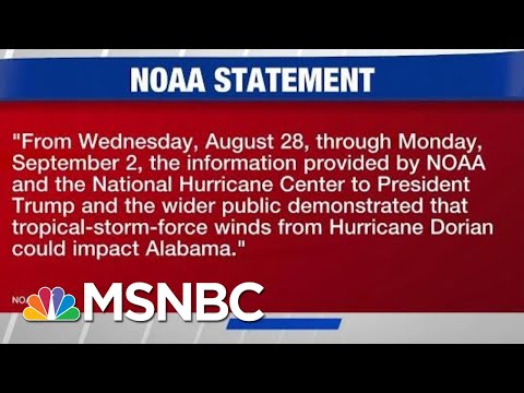 NOAA Feuds With National Weather Center Over Dorian Projections | Hardball | MSNBC