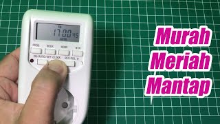 Review stop kontak timer digital murah - Tanpa merek tapi Murah, Meriah, Mantap (3M)