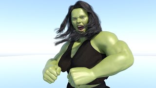 Jennifer Walters Transforms Into She Hulk