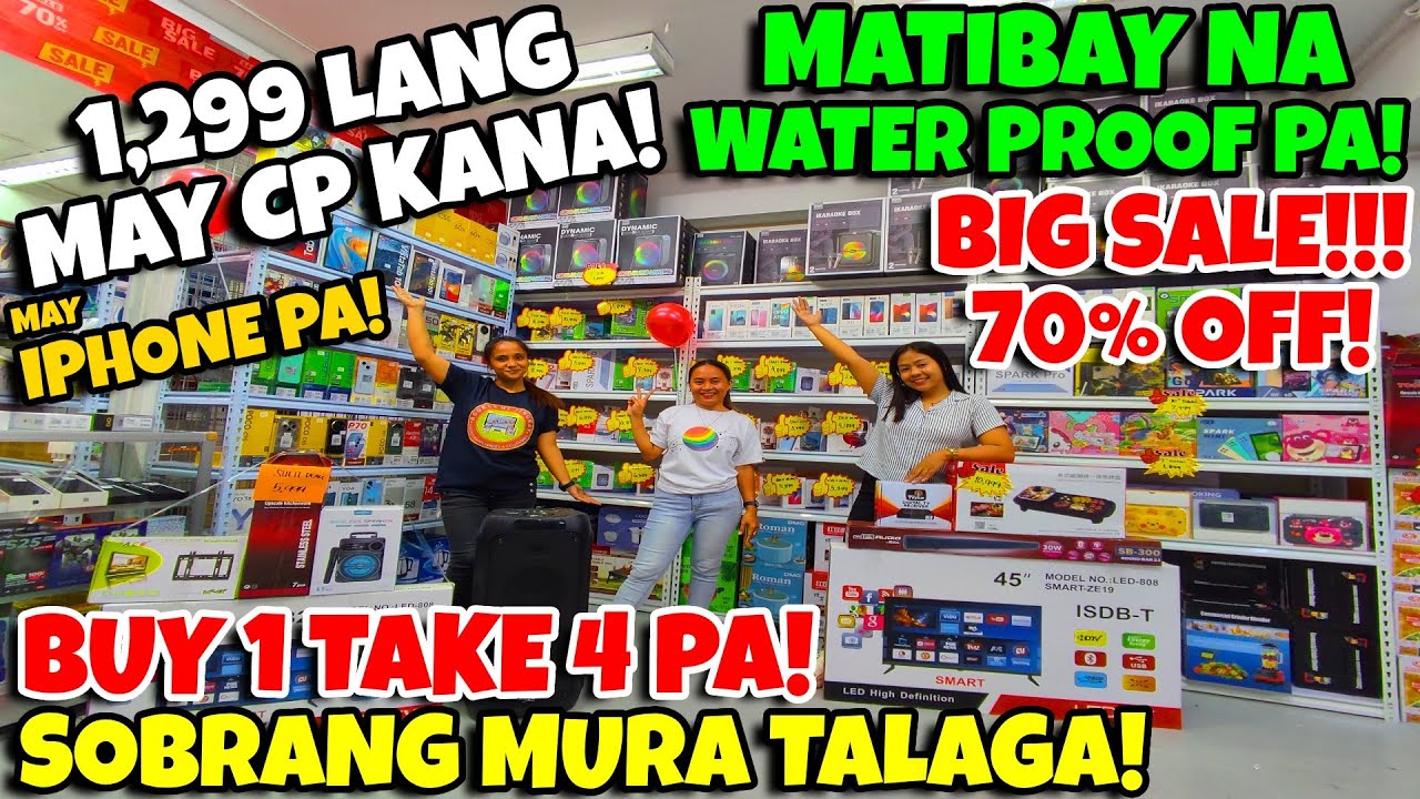 1,299 LANG MAY CP KANA! MATIBAY NA WATER PROOF PA! GADGETS, ELECTRONICS, APPLIANCES BUY 1 TAKE 4 PA!