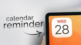 How to Set Reminder on iPad Calendar
