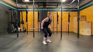 Hang Power Clean Warm Up