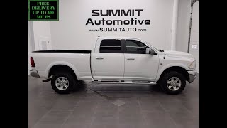 2012 RAM 2500 CREW SHORT LIMITED 6.7L CUMMINS DIESEL BRIGHT WHITE WALK AROUND REVIEW 11307 SOLD!