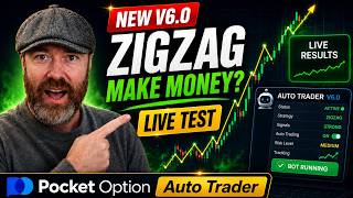 New V6.0 ZigZag Strategy Tested LIVE — Can Pocket Option Auto Trader Make Money