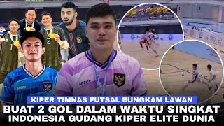 Kiper Cetak 2 Gol Dalam 10 Detik Lawan Melongo Liat Futsal Indo Para Ksatria Bawah Mistar Garuda