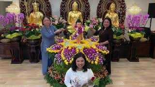Những hình ảnh trang nghiêm Lễ Tắm Phật trong Ngày Lễ Khánh Đản tại Hiền Như Tịnh Thất 🙏🙏🙏PL 2568