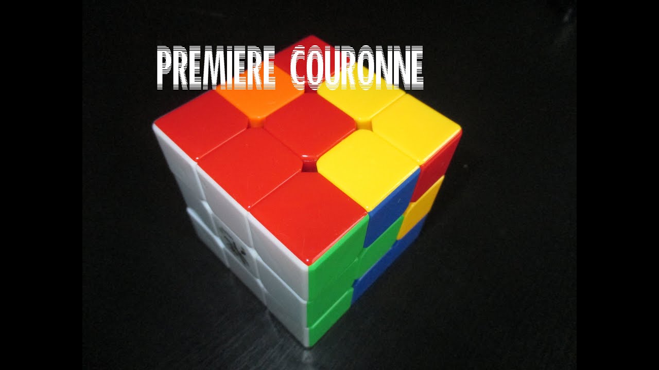 Comment faire la 1ere couronne : Rubik's cube 2# - YouTube