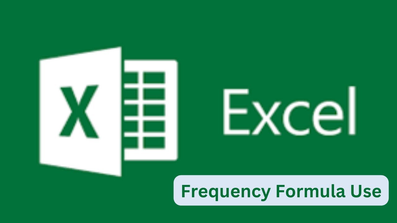 Frequency Formula Excel YouTube Frequency Formula Excel YouTube