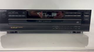 Sony CDP-C245 CD Changer 5 Compact Disc Player HiFi Stereo #9111