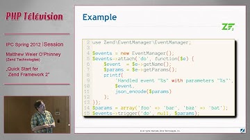 Quick Start for Zend Framework 2 - Matthew Weier O