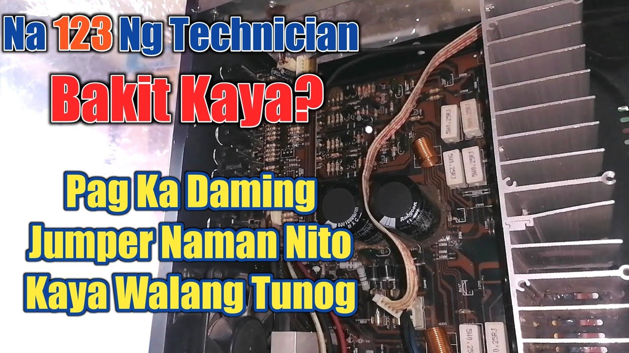 Bakit kaya tinakbuhan ng technician to... mahirap bang ayusin to