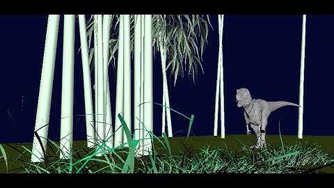 Dinosaur Walk Cycle Animation