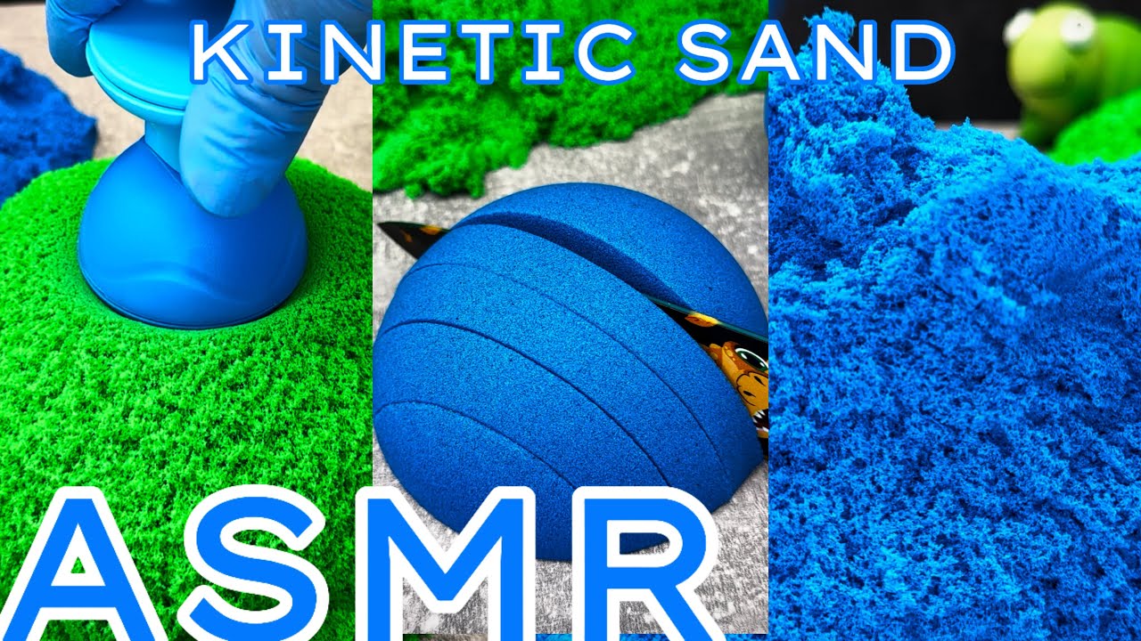 Soft satisfying Kinetic Sand | very relaxing ASMR in 4K - YouTube