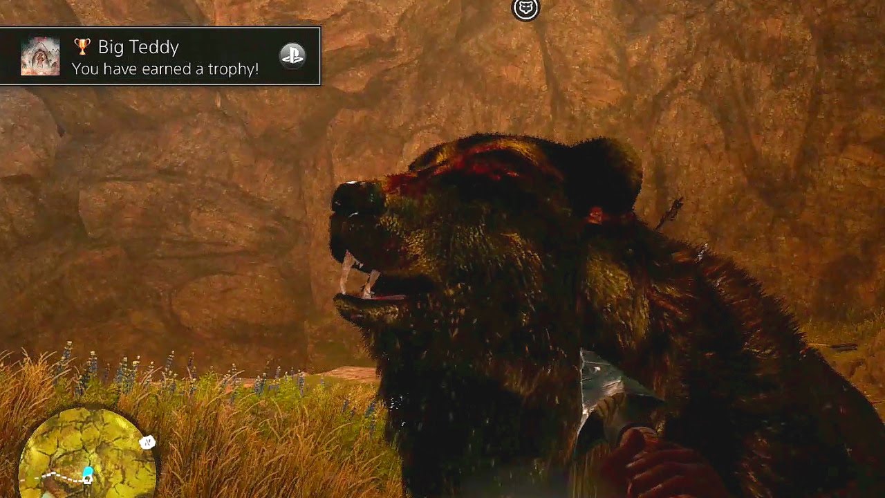 Great Scar Bear Hunt Far Cry Primal gameplay PS4