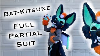 Bat Kitsune || Fursuit Premades