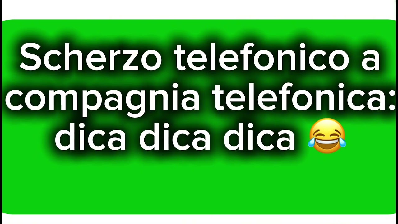 Scherzo telefonico ad una centralinista. “DICA DICA DICA DICA “