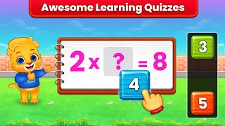 0002 Kids Multiplication Math Games #RVAppStudios #googleplaygame #play screenshot 1