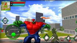 Spider Muscle Hero - Giant Hulk Epic Battle | Spider Hulk City Rescue Simulator - Android GamePlay