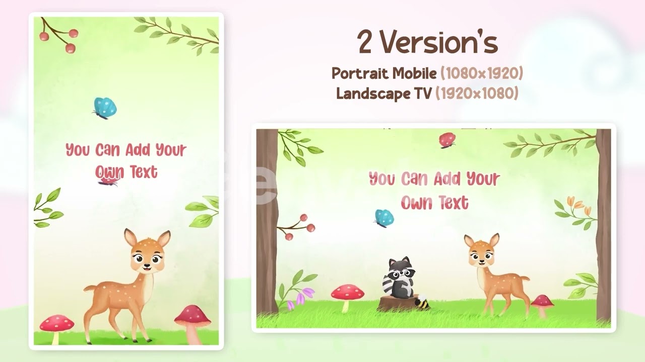 Jungle Adventure Birthday Memories Slideshow for Kids - Openers | After Effect Template