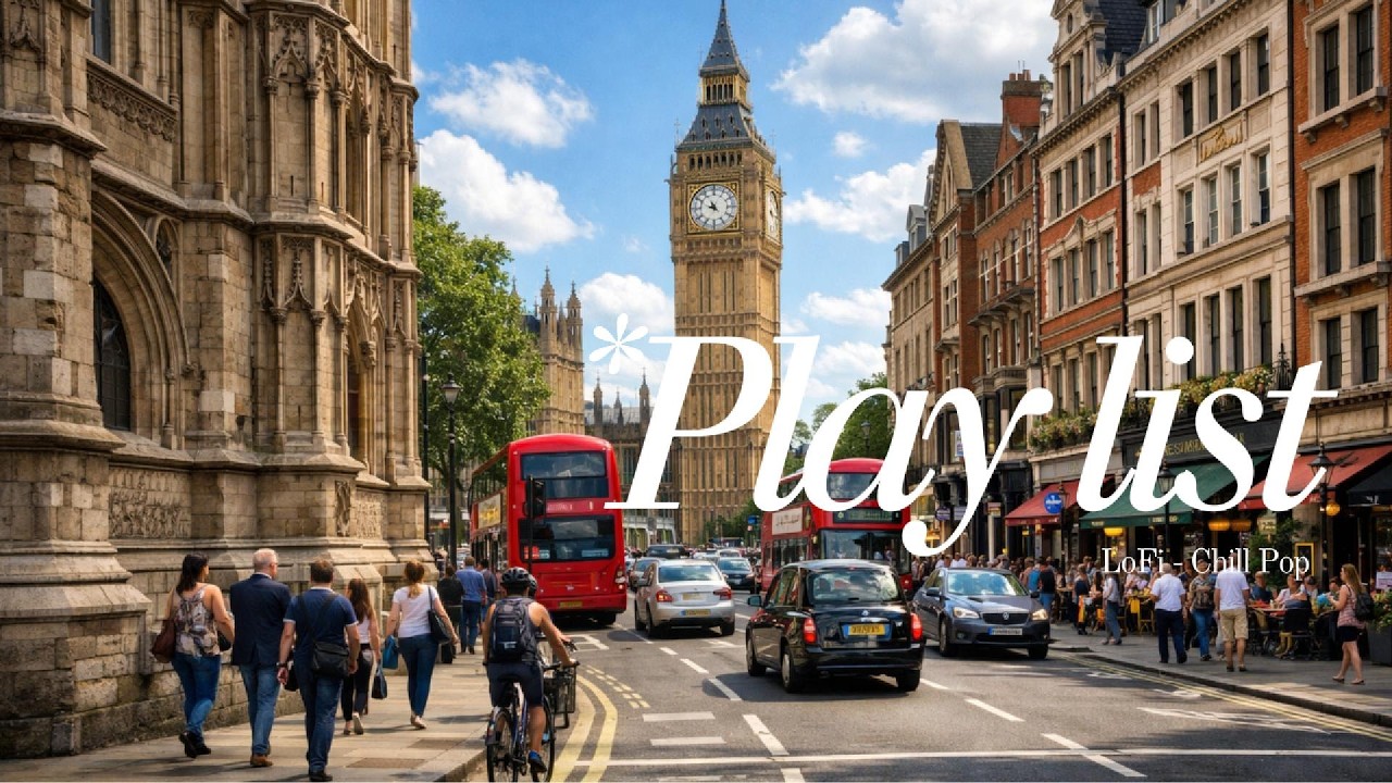 [Playlist] ☀️ 오늘 날씨 미쳤다, 그냥 걷자 | London Spring Walk Lofi
