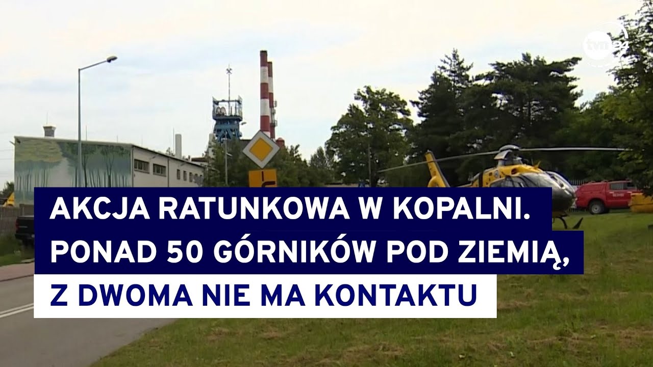 Akcja ratunkowa w kopalni Rydułtowy. Relacja z miejsca zdarzenia 