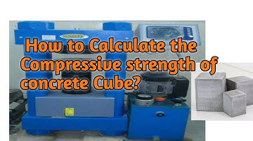 How to Calculate Compressive Strength of Cube |Compared with days Percentage of Compressive strength