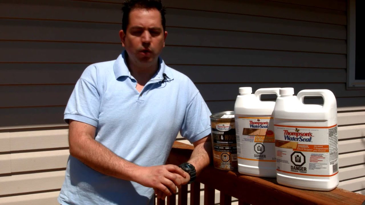 Thompson's WaterSeal Deck & House Stain - Art's Testimonial