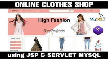 Online Clothes Shopping Project | E-Commerce Project using Java | JSP & Servlet | MySQL | Bootstrap