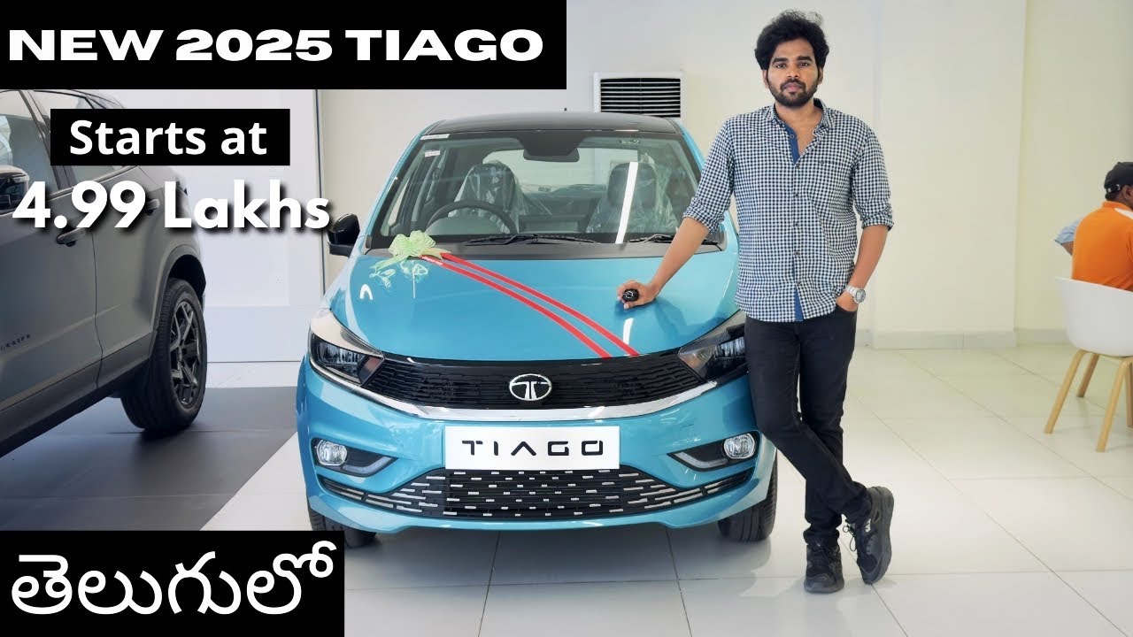 New Tata Tiago 2025 | XZ + MT | Detailed Review with Onroad Price List in Telugu | Best Hatchback ?
